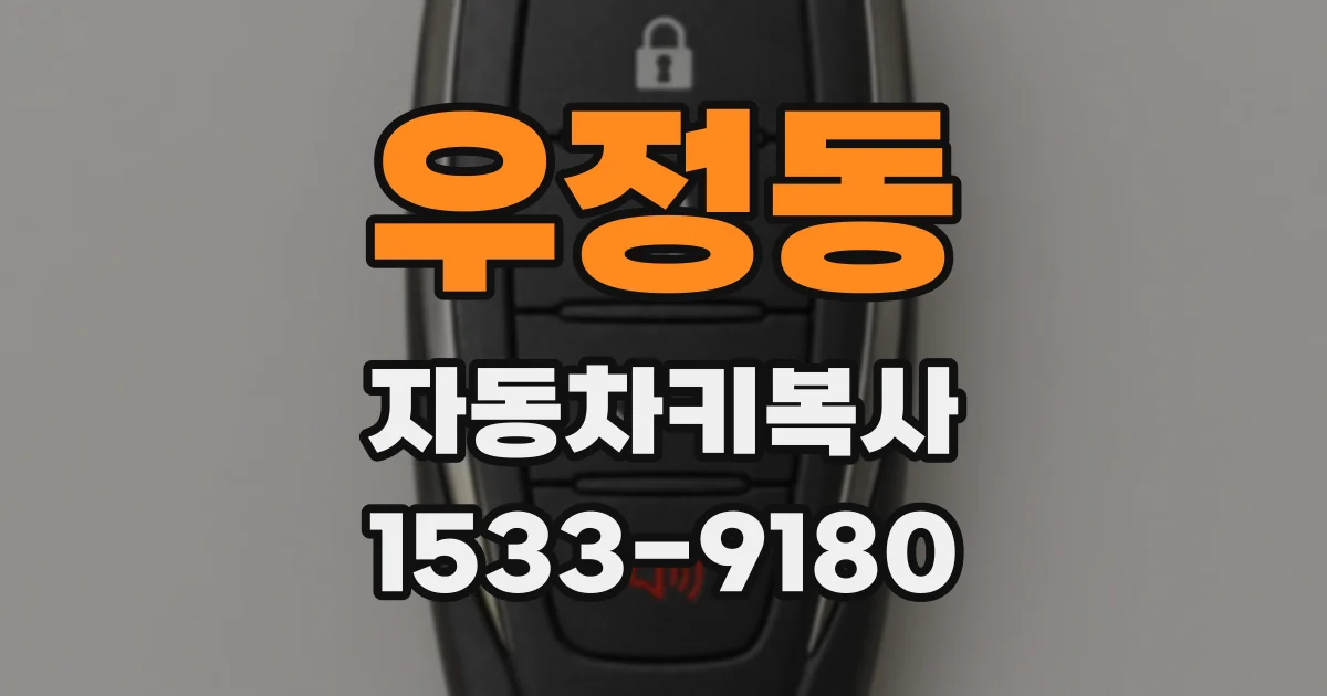 우정동 자동차키복사