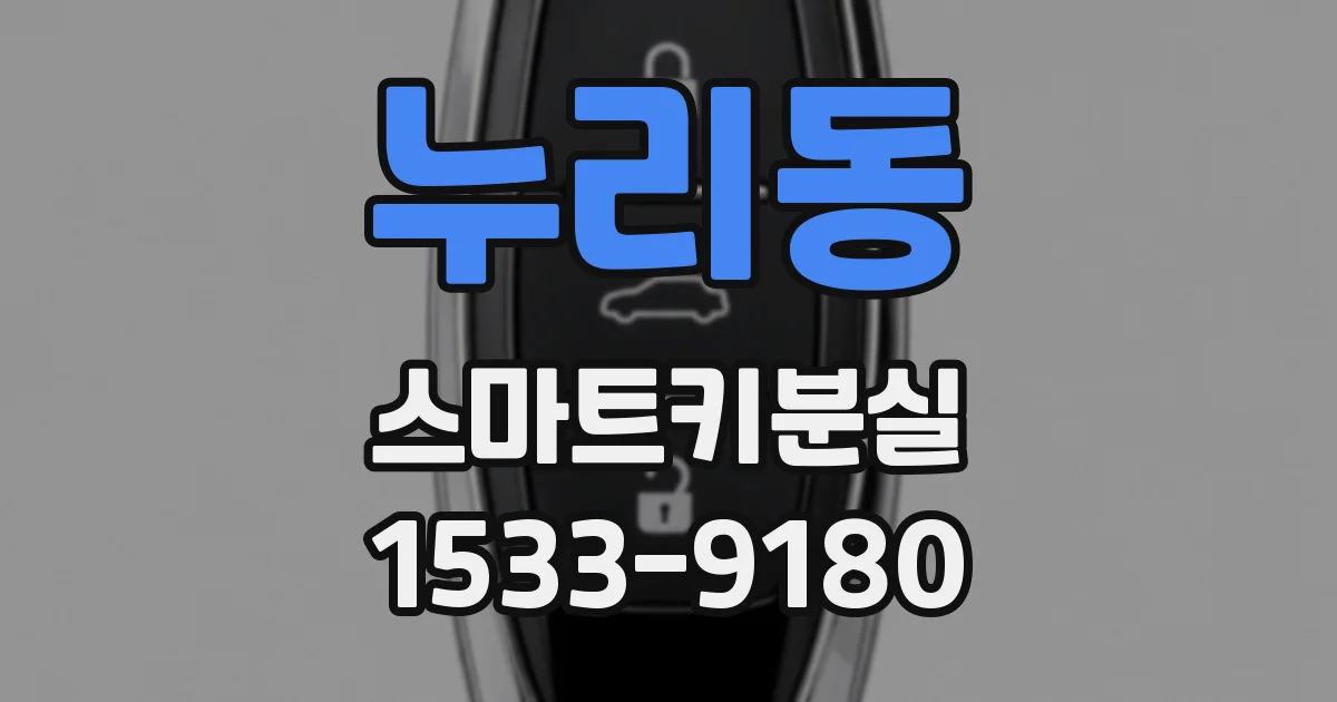 누리동 스마트키분실