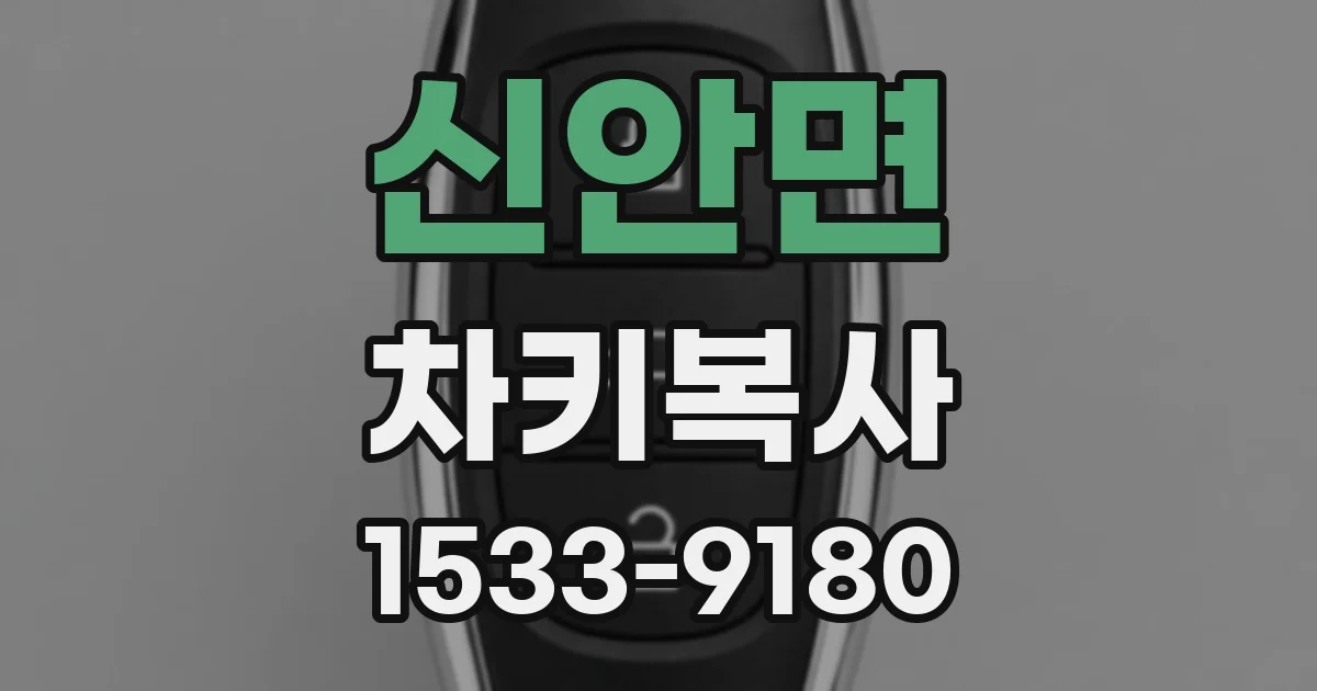 신안면 차키복사