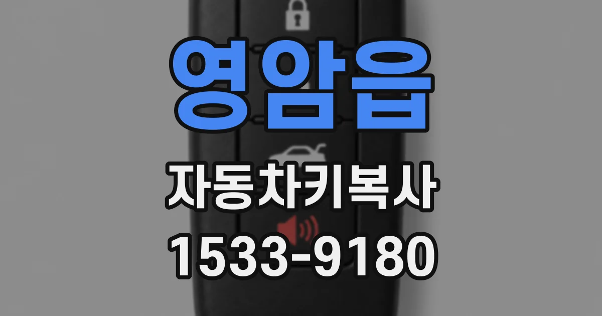 영암읍 자동차키복사