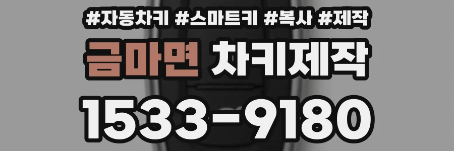 금마면 차키제작
