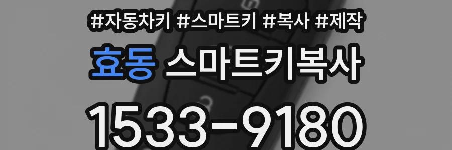 효동 스마트키복사