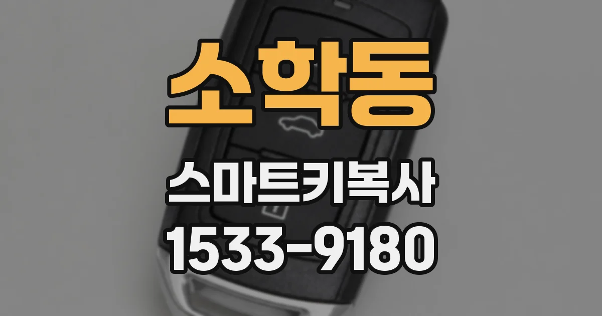 소학동 스마트키복사