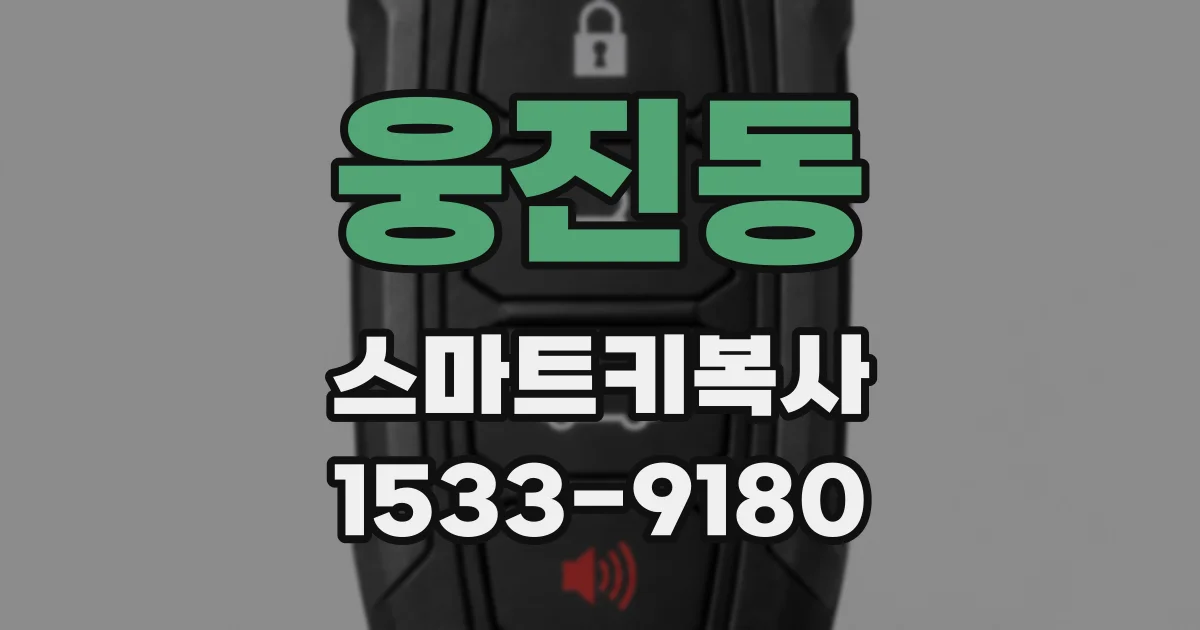 웅진동 스마트키복사