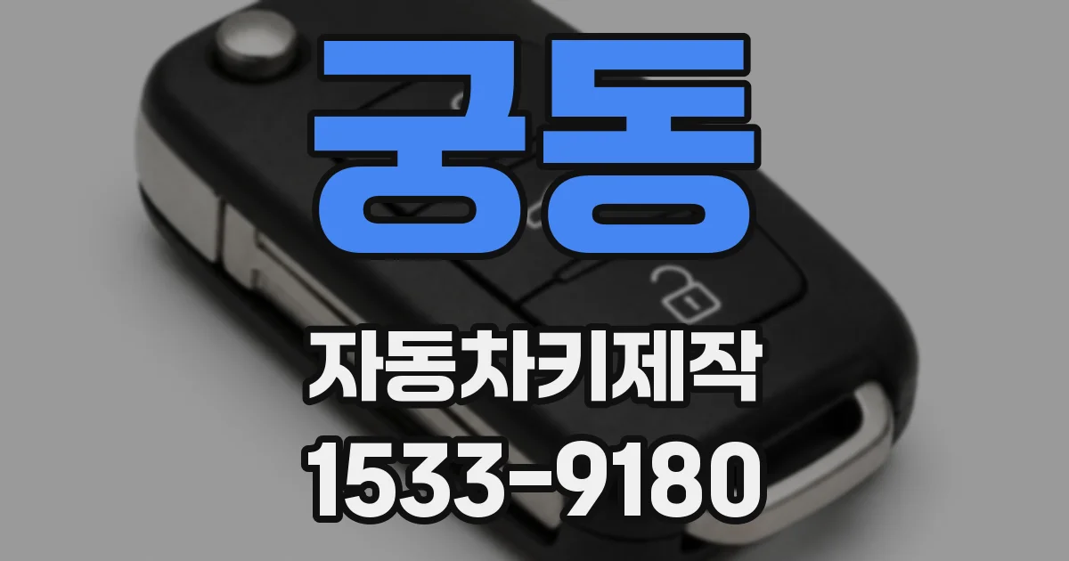 궁동 자동차키제작