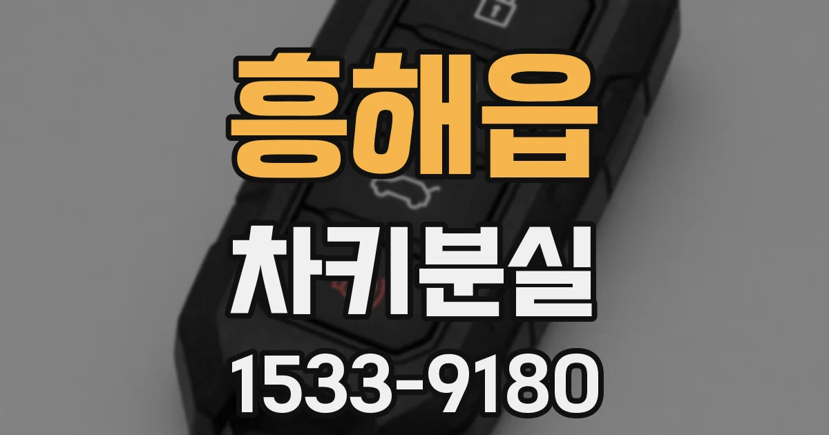 흥해읍 차키분실