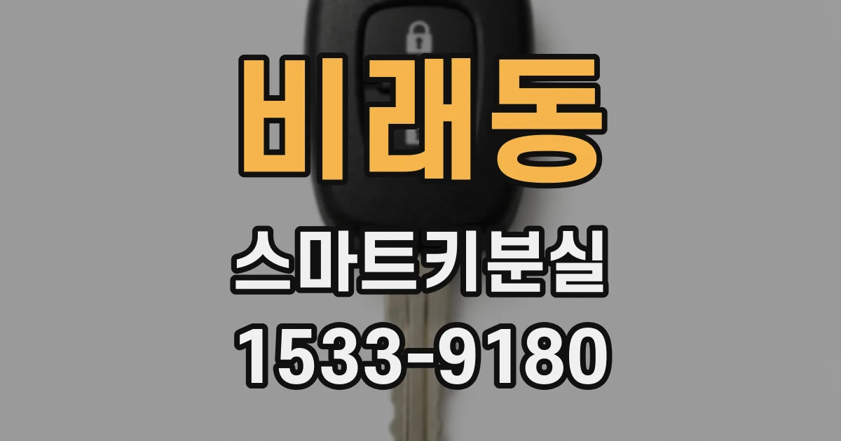 비래동 스마트키분실
