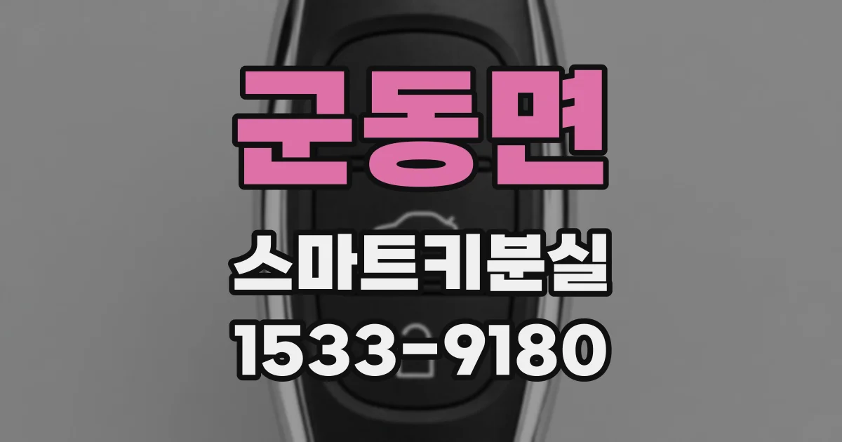 군동면 스마트키분실