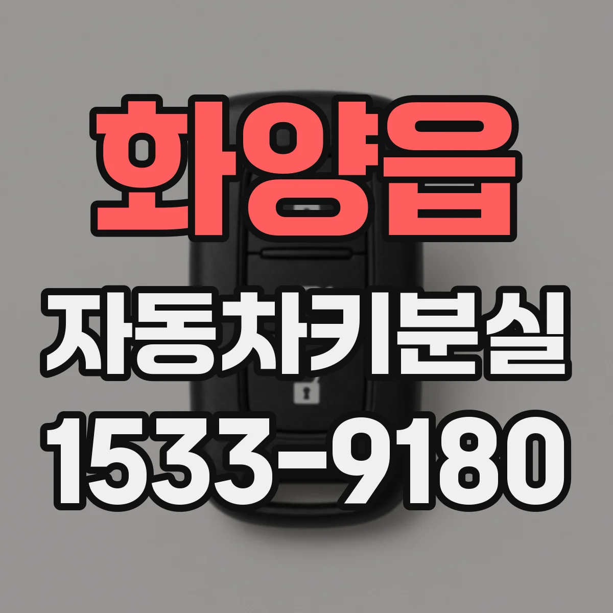 화양읍 자동차키분실