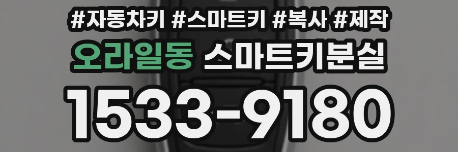 오라일동 스마트키분실
