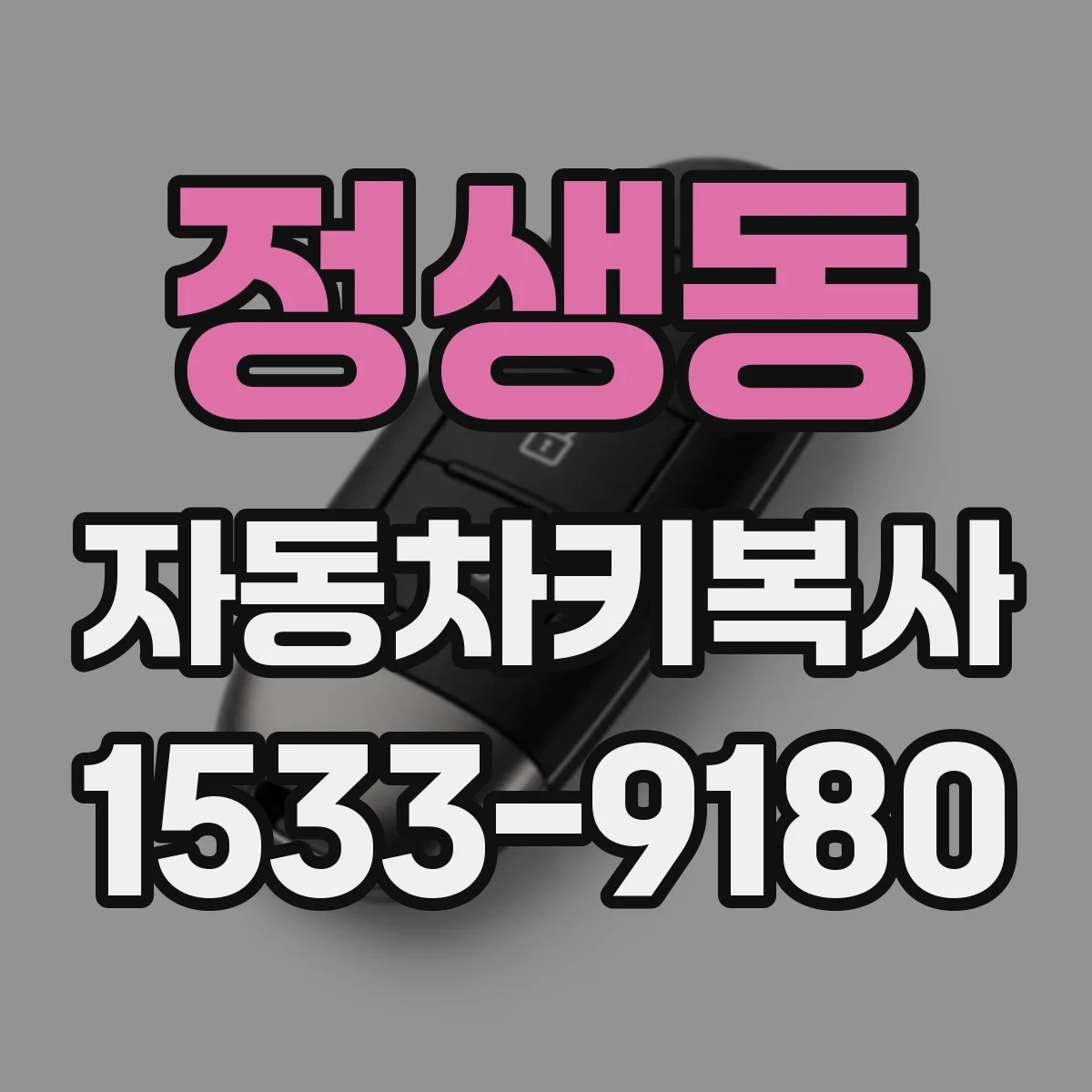 정생동 자동차키복사