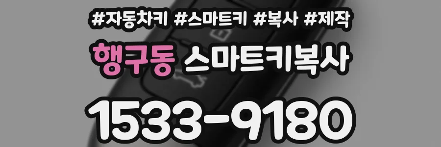 행구동 스마트키복사
