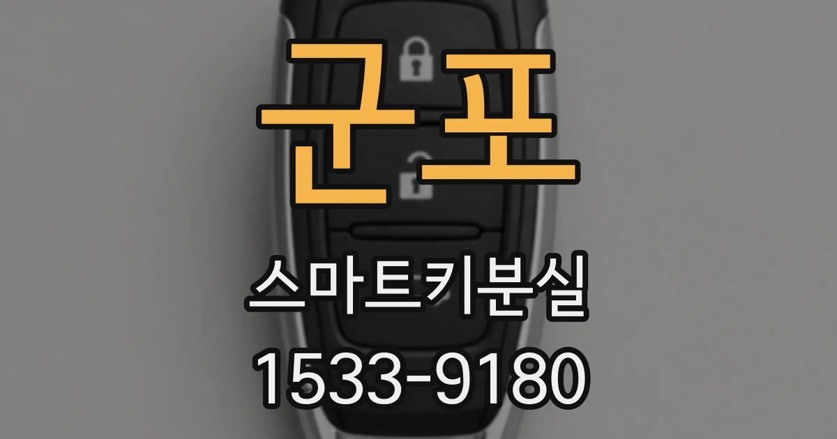 군포 스마트키분실