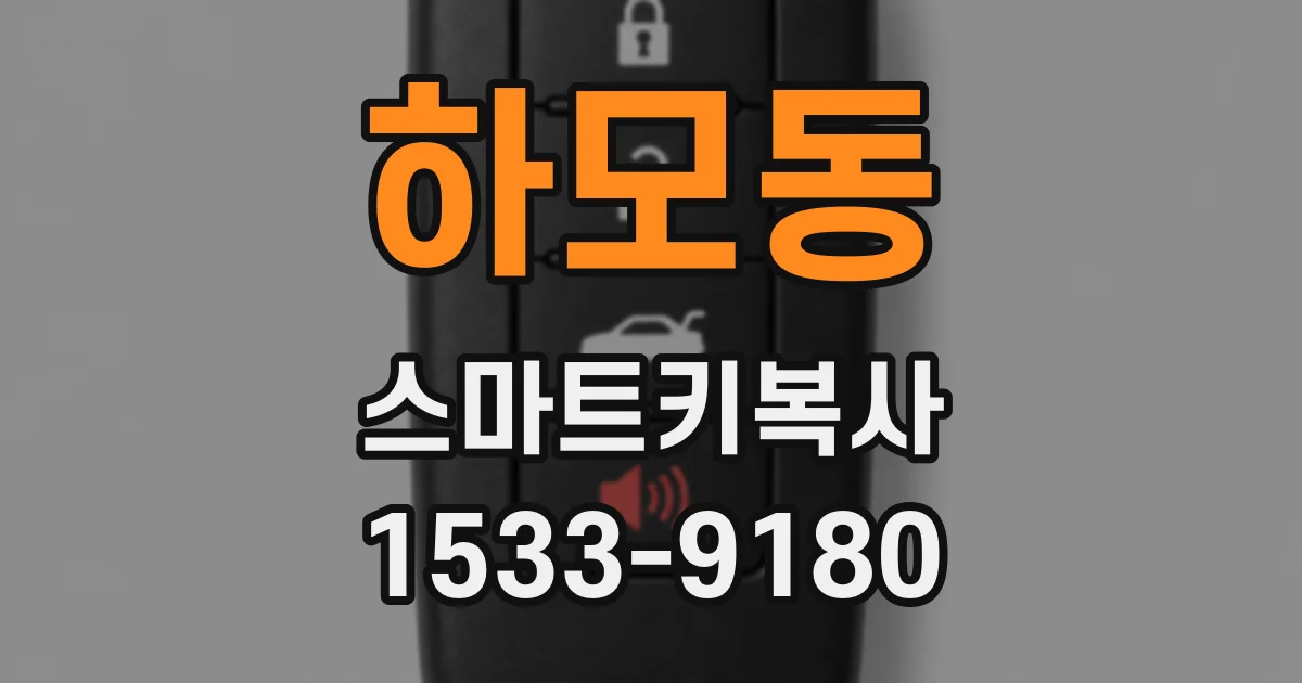 하모동 스마트키복사