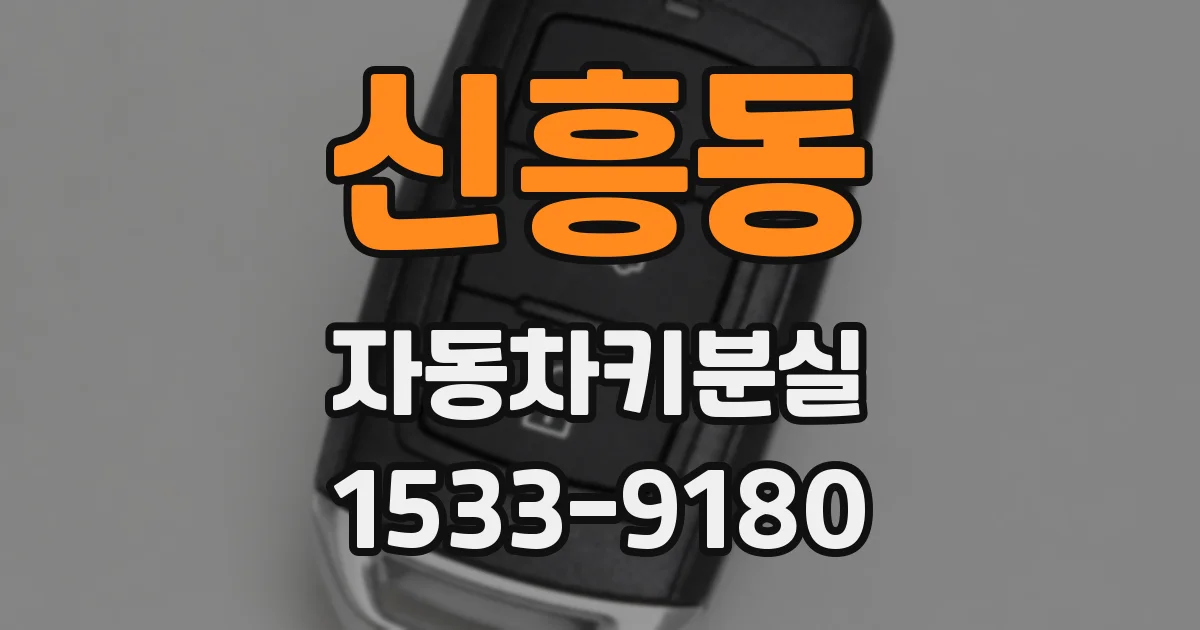 신흥동 자동차키분실