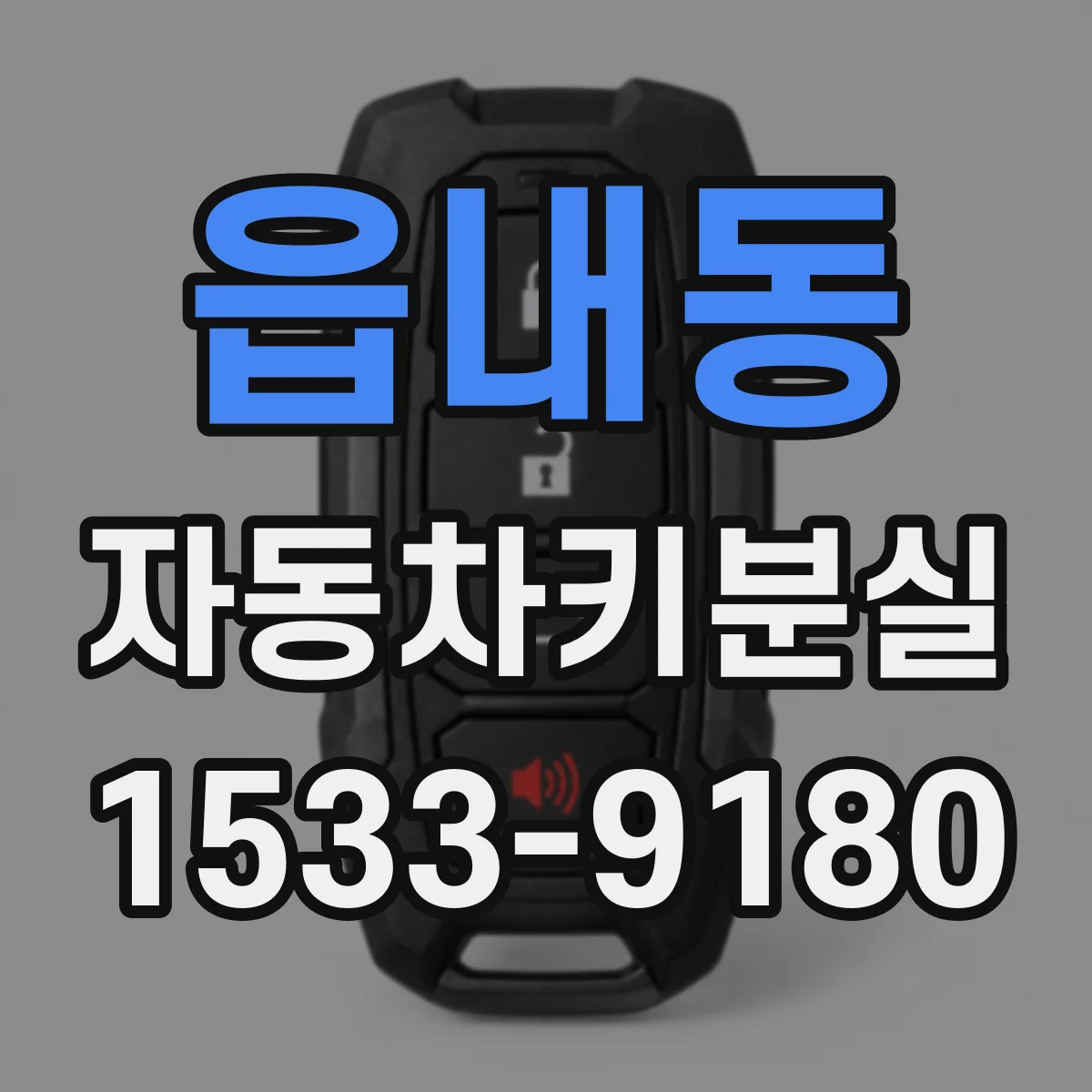 읍내동 자동차키분실
