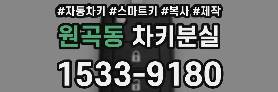 원곡동 차키분실