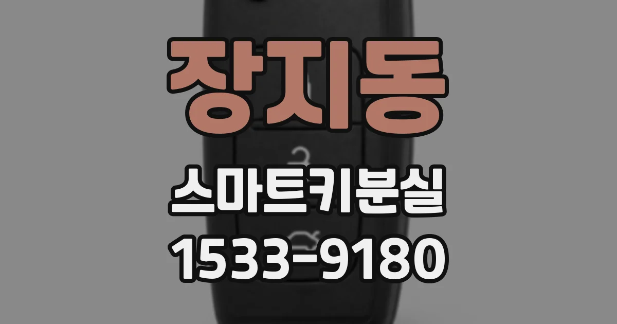장지동 스마트키분실