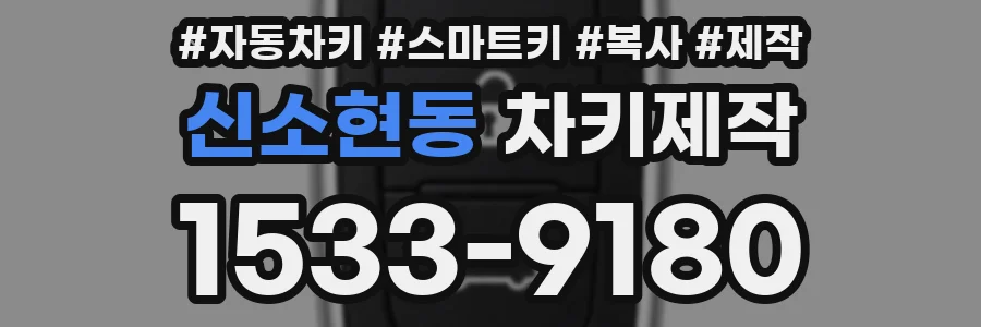 신소현동 차키제작