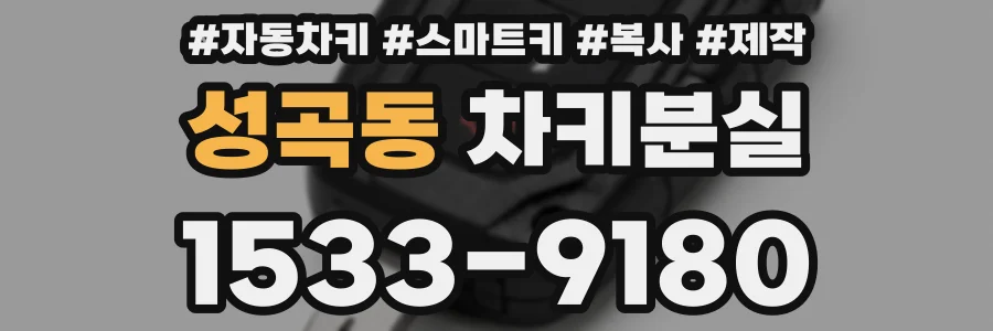 성곡동 차키분실