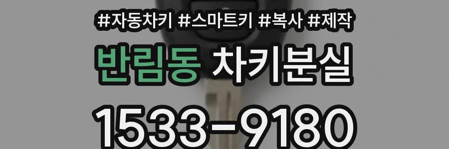 반림동 차키분실
