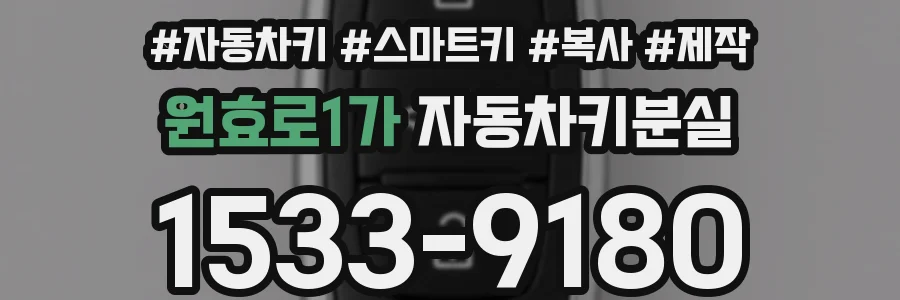 원효로1가 자동차키분실
