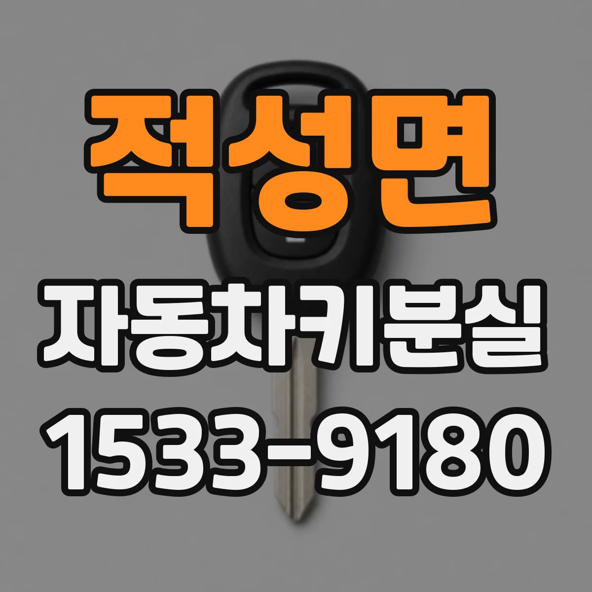 적성면 자동차키분실