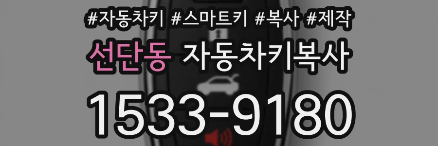 선단동 자동차키복사