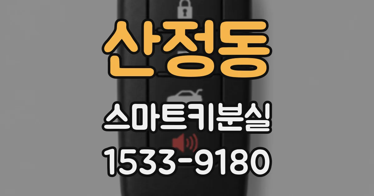 산정동 스마트키분실
