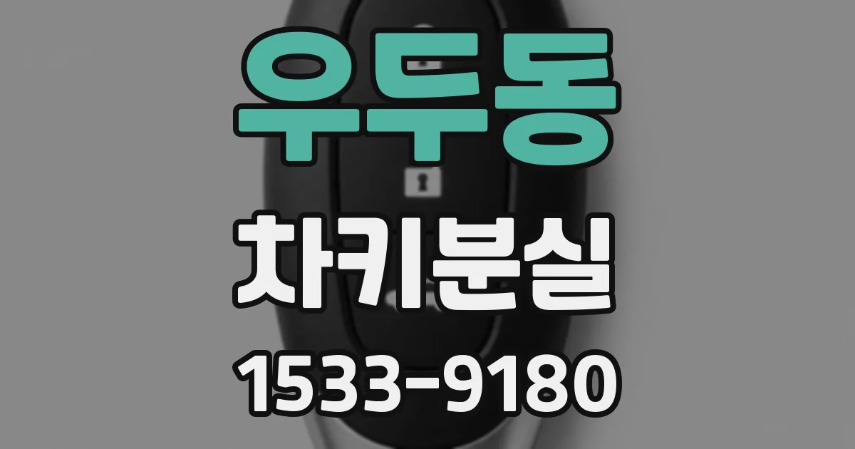 우두동 차키분실