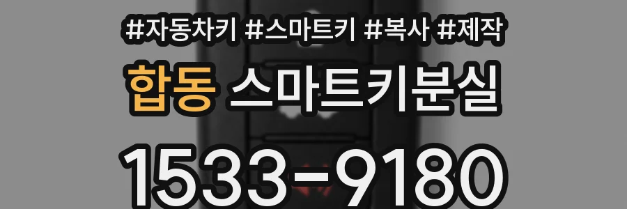 합동 스마트키분실