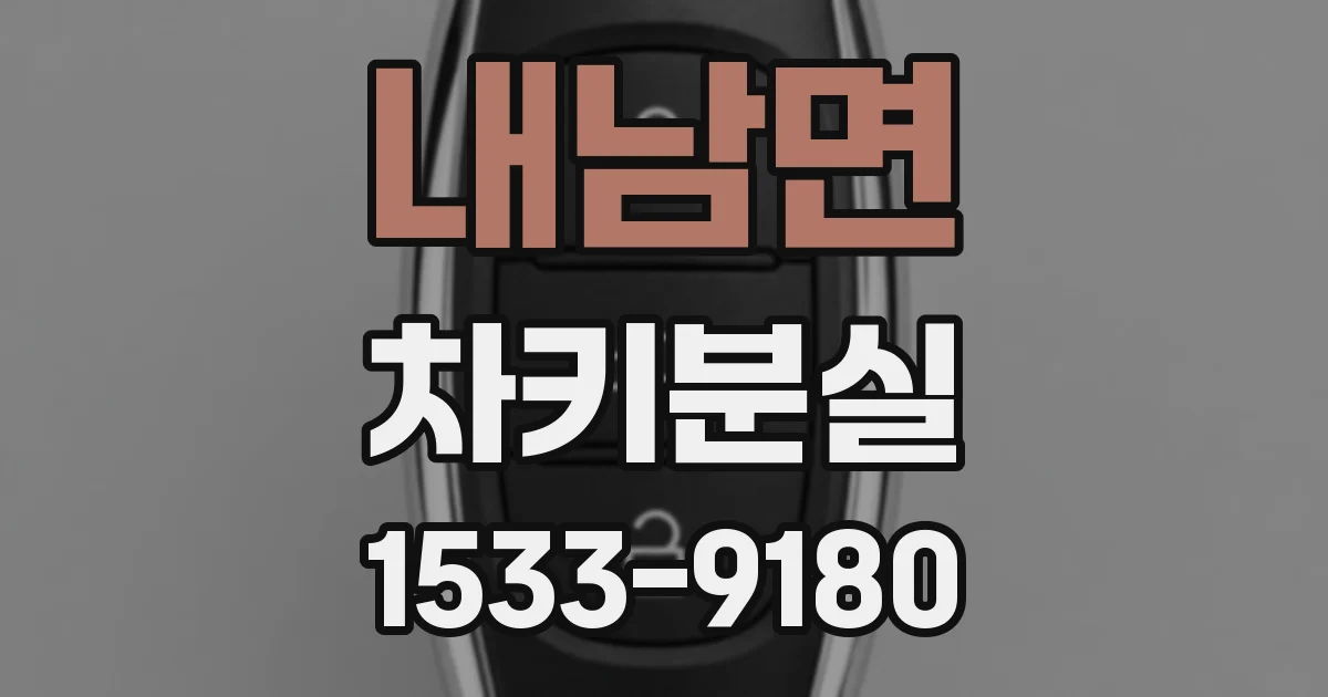 내남면 차키분실