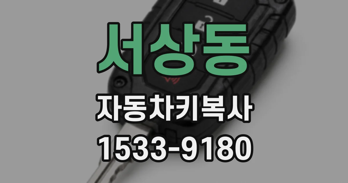 서상동 자동차키복사