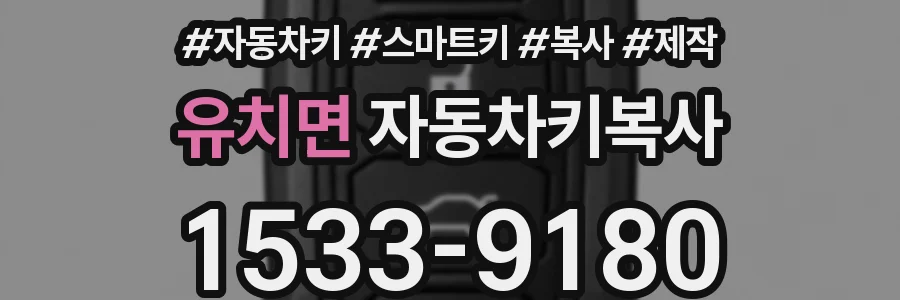 유치면 자동차키복사