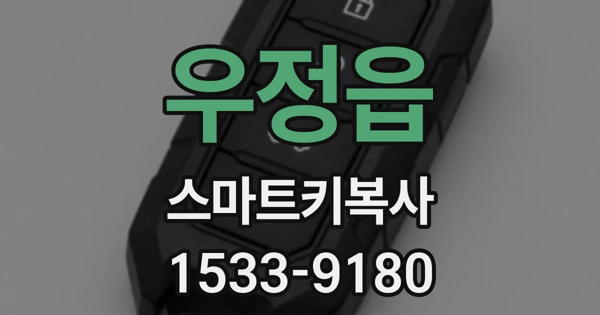 우정읍 스마트키복사