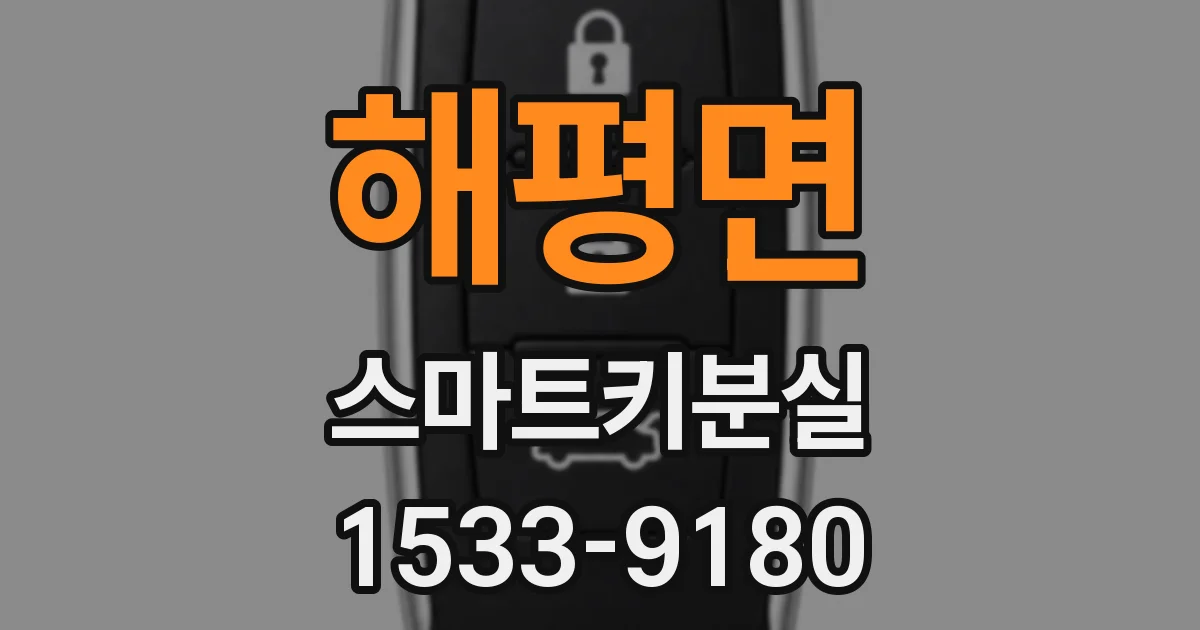 해평면 스마트키분실