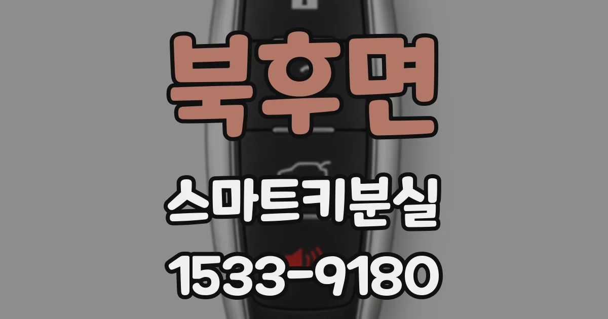 북후면 스마트키분실