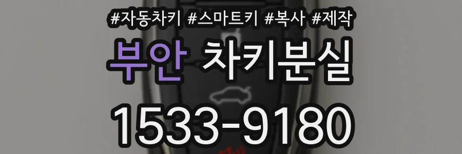 부안 차키분실