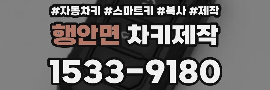 행안면 차키제작