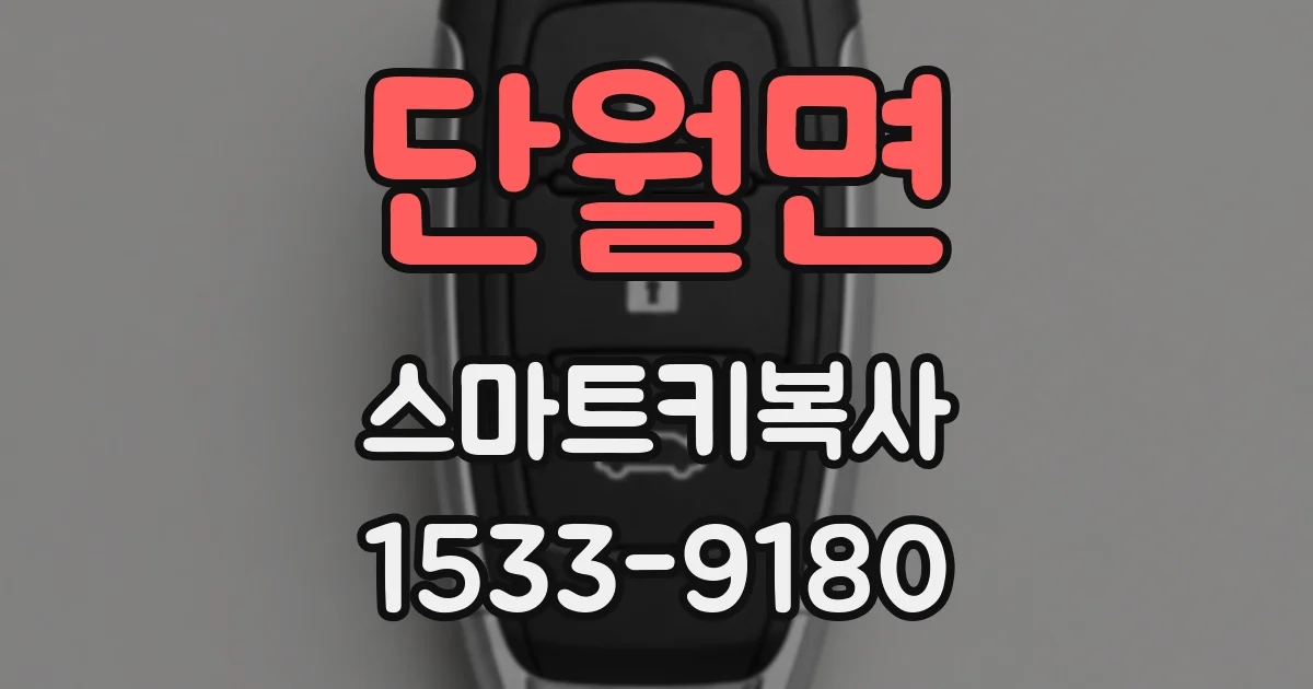단월면 스마트키복사