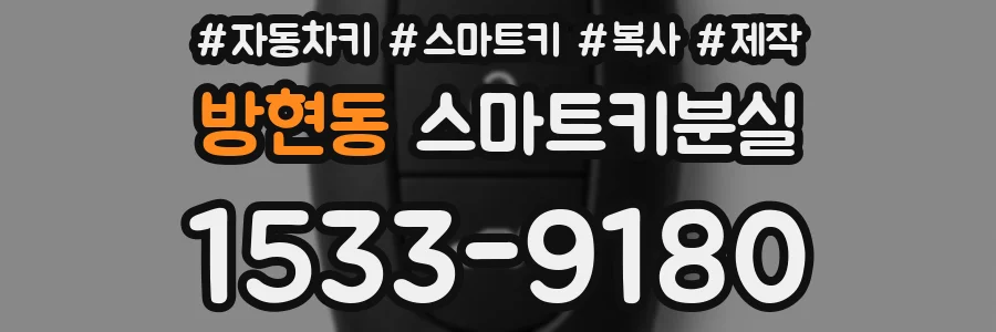 방현동 스마트키분실