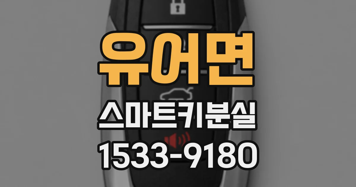 유어면 스마트키분실