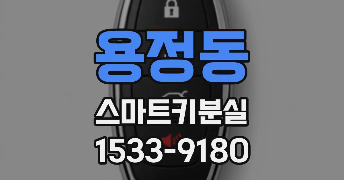 용정동 스마트키분실