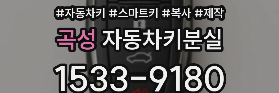 곡성 자동차키분실