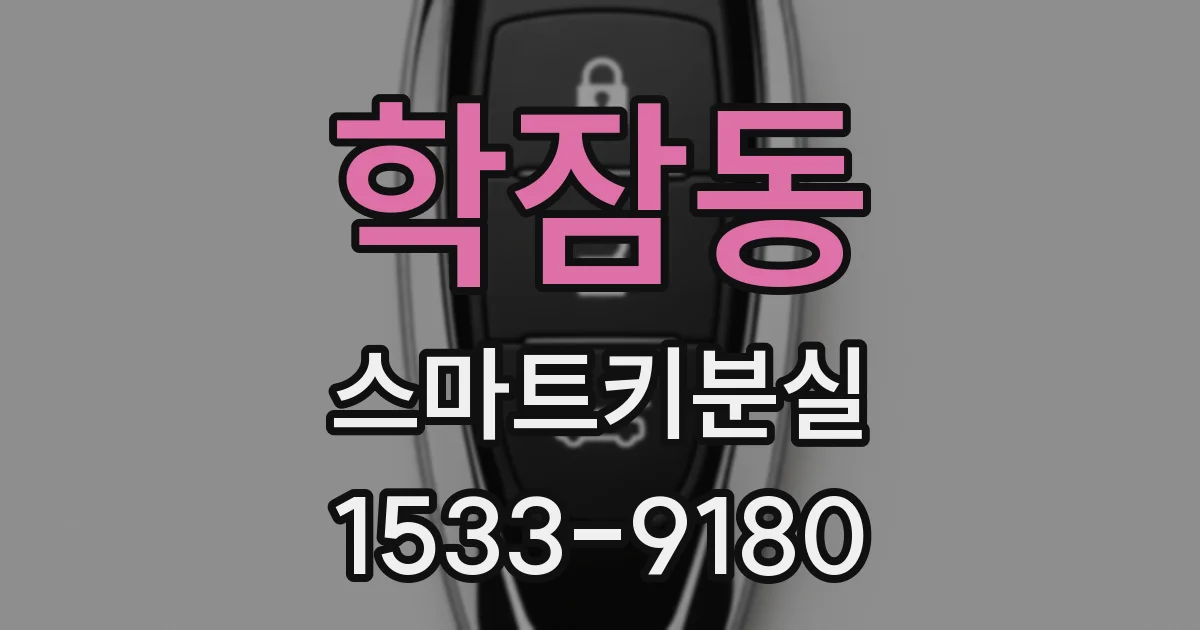 학잠동 스마트키분실