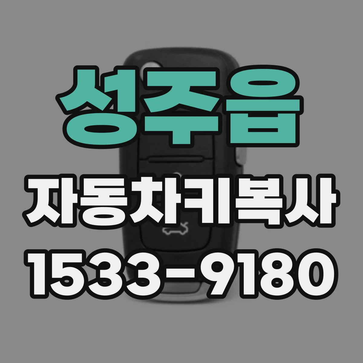 성주읍 자동차키복사