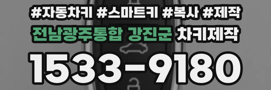 전남광주통합 강진군 차키제작