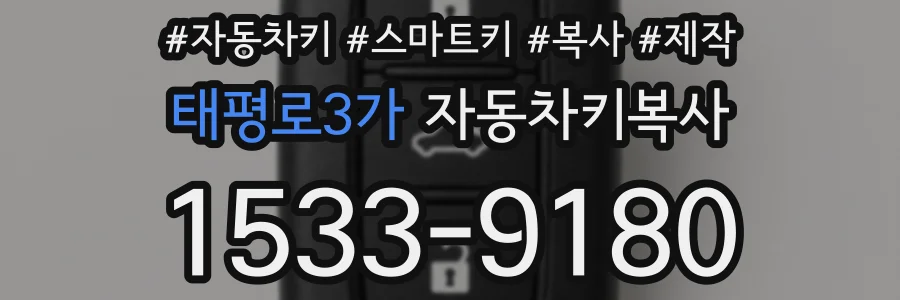 태평로3가 자동차키복사