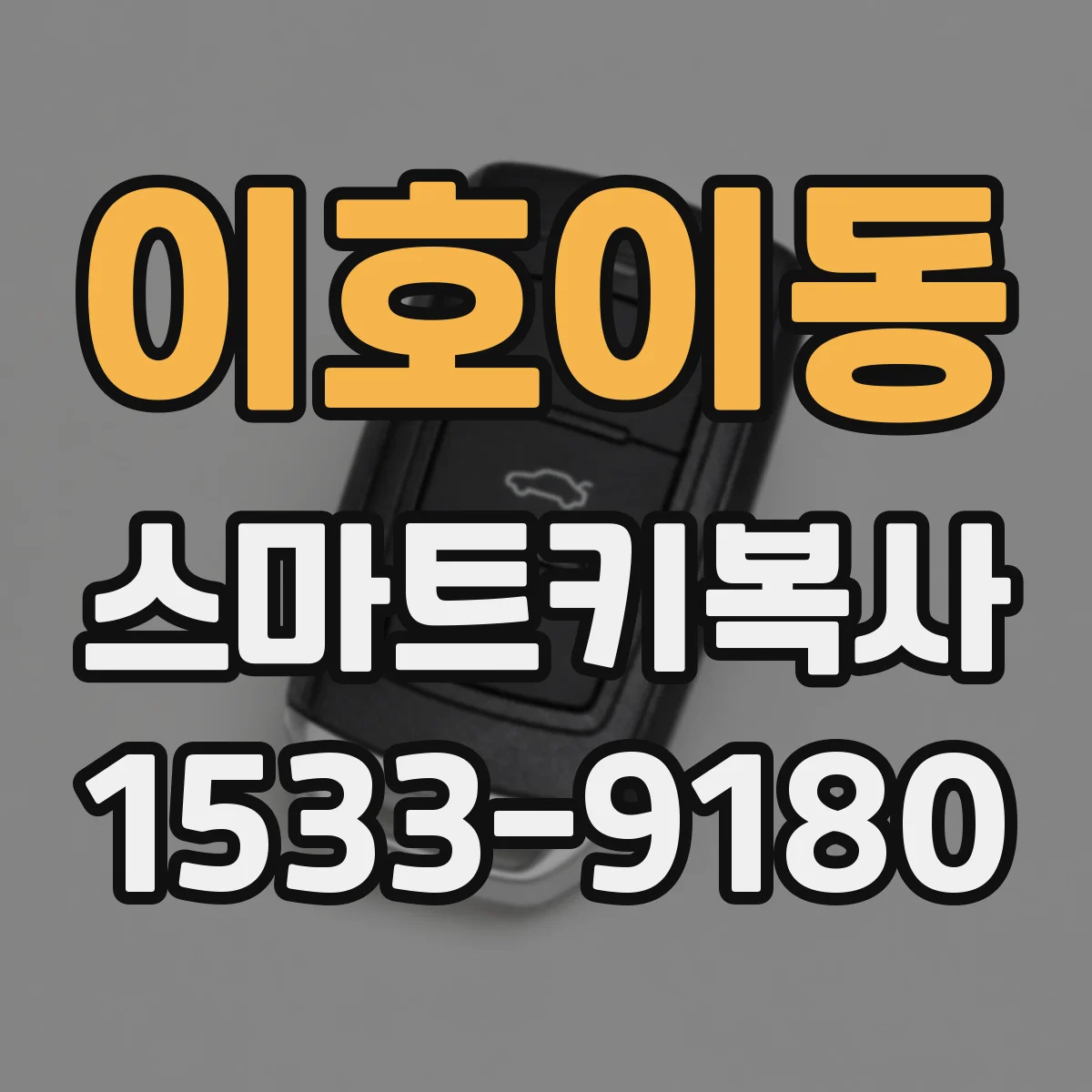 이호이동 스마트키복사