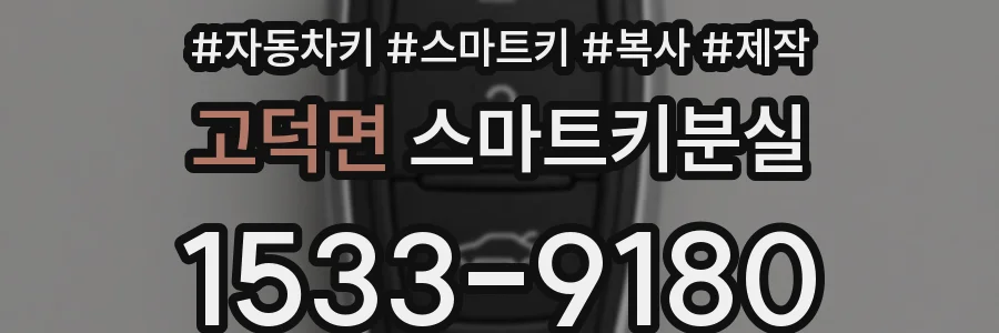 고덕면 스마트키분실